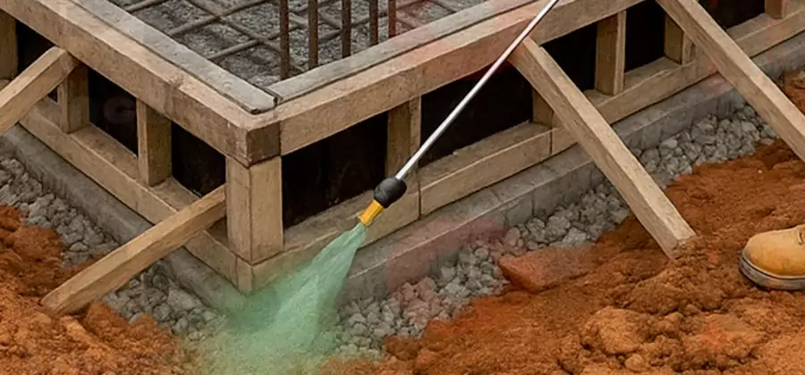 Foundation Slab Termite Treatment in Alpharetta